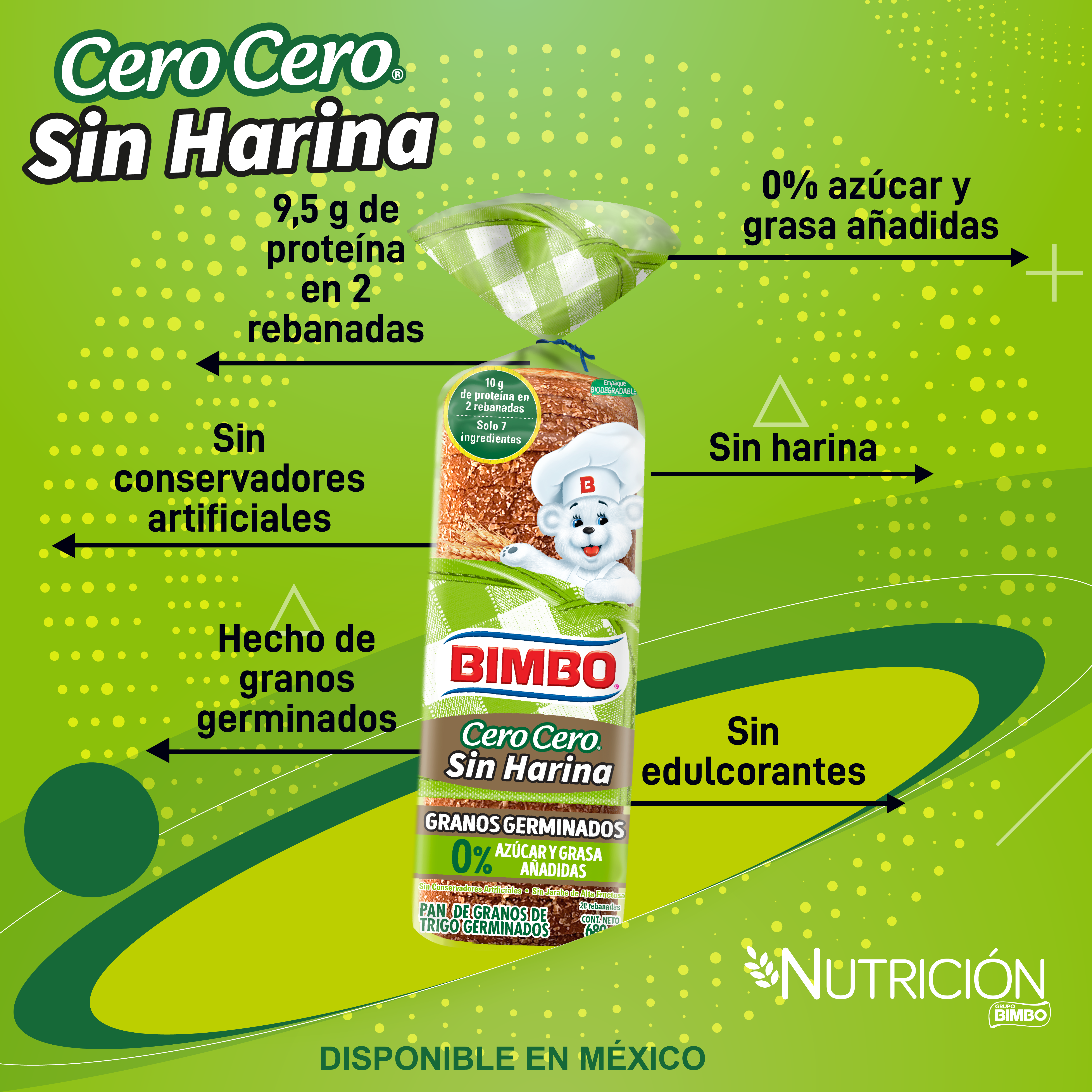 Pan Cero Cero sin harina