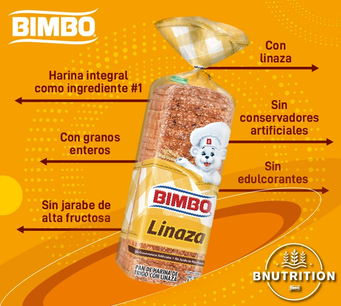 Pan Bimbo Linaza