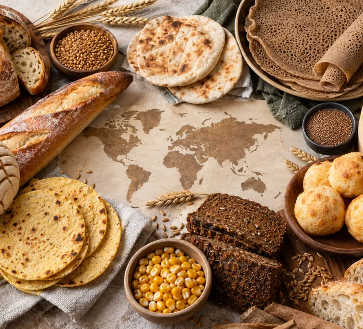 origen del pan en el mundo