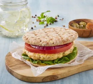 receta de hamburguesa ligera