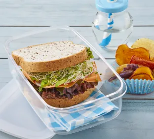 sándwich para llevar