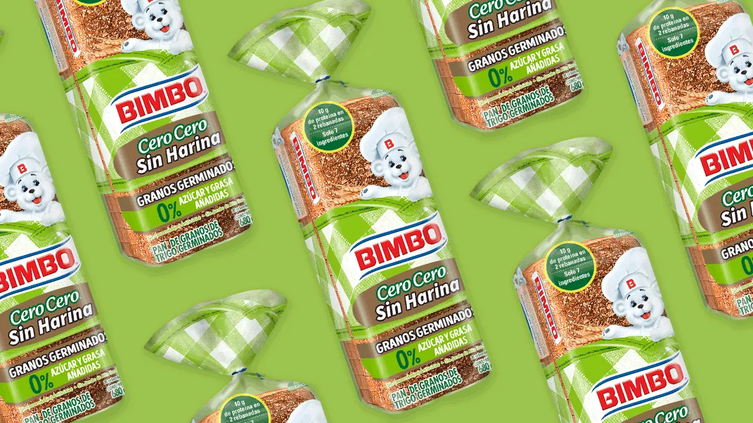 información nutricional Pan cero cero sin harina