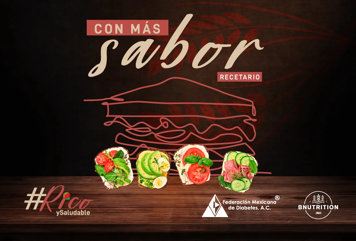 Recetas de sándwich saludables